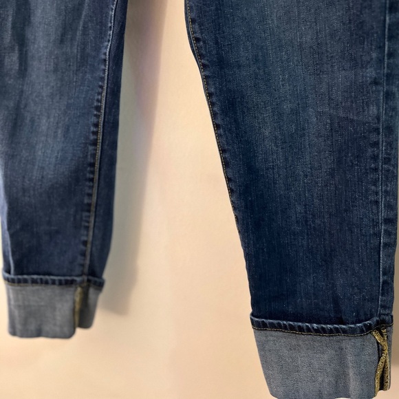 Gap Women's Dark Blue Jeans straight cuff 4/27R - Picture 3 of 5